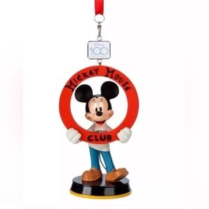 DISNEY 100th Anniversary The Mickey Mouse Club Holiday Ornament 2023 Limited NEW